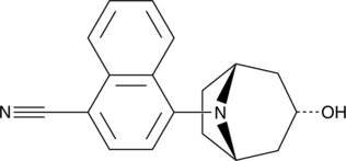 A SARM (Ki = 5.01 nM); an androgen receptor partial agonist (EC50 = 1.58 nM in a luciferase assay); selective for the androgen receptor over a panel of 47 additional human nuclear receptors at 10 µM; inhibits dihydroxytestosterone-induced proliferation of LNCaP prostate cancer cells at 0.1 and 1 µM; reduces plasma luteinizing hormone levels and increases levator ani muscle weight in castrated rats at 3