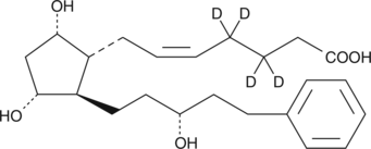 An internal standard for the quantification of latanoprost (free acid) by GC- or LC-MS.