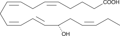 A monohydroxy fatty acid derived from EPA; serum levels are elevated in patients with asthma