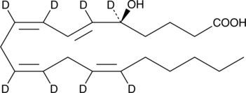 5(S)-HETE-d8 contains eight deuterium atoms at the 5