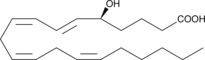 A product of 5-LO catalyzed oxidation of arachidonic acid