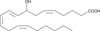 (±)8-HETE is one of the six monohydroxy fatty acids produced by the non-enzymatic oxidation of arachidonic acid