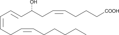 8(R)-HETE is biosynthesized by lipoxygenation of arachidonic acid in marine invertebrates such as gorgonian corals and starfish.{479