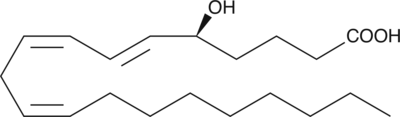 5(S)-HETrE is produced by the action of 5-LO when mead acid is the substrate.{6579