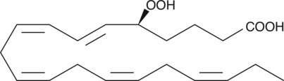 5(S)-HpEPE is a monohydroperoxy PUFA produced by the action of 5-LO on EPA.{1144} It is metabolized to LTA5