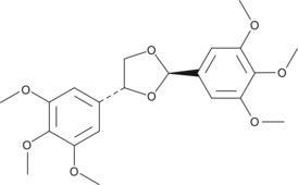 trans-BTP Dioxolane is a PAF receptor antagonist. This compound demonstrates competitive antagonism of PAF in a rabbit washed platelet assay (Ki = 0.3 µM).{824}