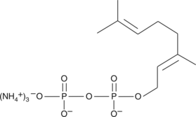 An intermediate in the mevalonate pathway