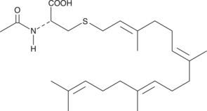 AGGC is a synthetic substrate for the isoprenylated protein methyltransferase (also known as S-adenosylmethionine-dependent methyltransferase).{2306