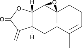 A natural sesquiterpene lactone which inhibits the growth of the promastigote form of L. amazonensis (IC50 = 3.6 μg/ml); induces apoptosis in cancer cells