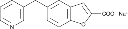 Furegrelate is a potent inhibitor of thromboxane synthase with little effect on other enzymes essential for arachidonate metabolism. The IC50 value is 15 nM for human platelet microsomal thromboxane synthase.{1227