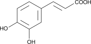 Caffeic acid is an inhibitor of 5-LO with an IC50 value of 3.7-72 µM and 12-LO with an IC50 value of 5.1-30 µM.{400