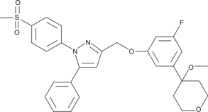 CAY10416 is a dual COX-2/5-LO inhibitor with IC50 values of 50 and 3 nM