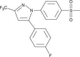 SC-58125 is a member of the diaryl heterocycle group of selective COX-2 inhibitors which includes MK 966 (rofecoxib)