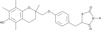 A selective agonist of PPARγ (EC50s = 0.78 and 0.55 μM for the mouse and human receptors