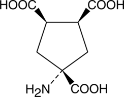 An mGluR4a and mGluR8 agonist (EC50s = 7.2 and 8.2 µM