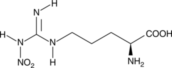 L-NNA is an inhibitor of NOS with some selectivity for the neuronal and endothelial isoforms. It exhibits Ki values of 15 nM