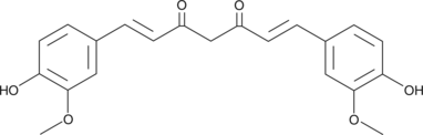 A yellow pigment with diverse biological activities; inhibits NO production (IC50 = 6 μM) and reduces iNOS activity in LPS-stimulated RAW 264.7 cells; inhibits release of histamine and the inflammatory cytokines TNF-α