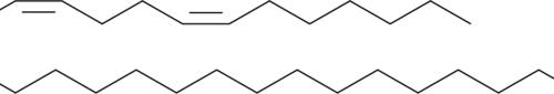 A cuticular pheromone in female fruit flies that stimulates male courtship behavior; biosynthesis appears to be mediated by an elongase with female-biased expression