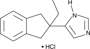 An imidazole that potently antagonizes the α2-adrenoceptor (Ki = 1.6 nM); shows selectivity over the α1-adrenoceptor (Ki = 13