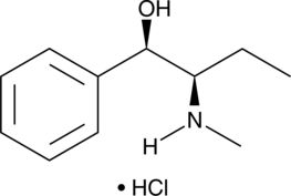 A metabolite of buphedrone that features conversion of the β-keto group to β-hydroxy and is an enantiomeric mixture of the R