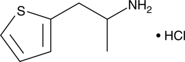 An analog of amphetamine in which the phenyl ring has been replaced by a thiophene group