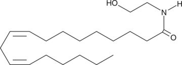 An endocannabinoid that contains linoleate in place of the arachidonate moiety of AEA; has been detected in porcine brain and murine peritoneal macrophages and has weak affinity for the CB1 and CB2 receptors (Kis =10 µM and 25 µM