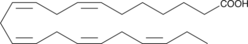 Docosapentaenoic acid is an ω-3 fatty acid found in fish oils. It is a minor constituent of the total serum unsaturated fatty acids in humans