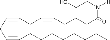 Essentially identical to AEA in its agonist binding to CB1 and CB2 receptors; binds with a Ki value of 753 nM in L cells expressing the human CB1 receptor and binds with a Ki value of 1