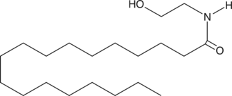 A member of the family of fatty N-acyl ethanolamines collectively called anandamides and the most abundant of several fatty acid ethanolamides produced by the PLD hydrolysis of mouse neuroblastoma cell membrane phospholipids; its specific role in the cannabinergic system remains to be elucidated