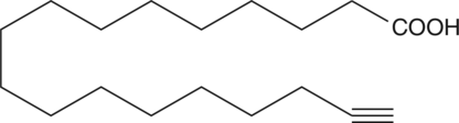 A fatty acid alkyne; a suicide inhibitor of leukotriene B4 20-hydroxylase and renal CYP450 ω-hydroxylase; completely inhibits the bradykinin-dependent transport of sodium chloride in rat TALH cells; has been used as a click-chemistry probe for labeling palmitoylation substrates in vitro; has been used to study the formation of lipid droplets in live THP-1 macrophages and C. elegans