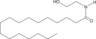 A synthetic analog of PEA which incorporates an odd-numbered (17-carbon) fatty acid achain; potentiates the Ca2+ influx in response to AEA several fold in cells expressing human recombinant VR1