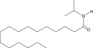 Analog of PEA which incorporates isopropyl amide in place of the native ethanolamide; inhibits the re-uptake of AEA